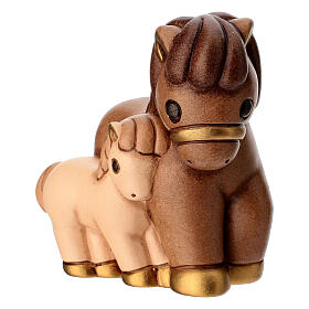 Cavallo con puledro THUN linea Presepe Classico