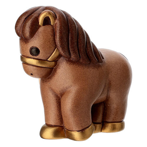 Cavallo con puledro THUN linea Presepe Classico 4