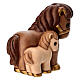 Cavallo con puledro THUN linea Presepe Classico s3