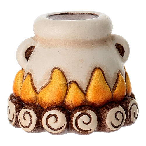 Focolare con pentola THUN linea Presepe Classico 1