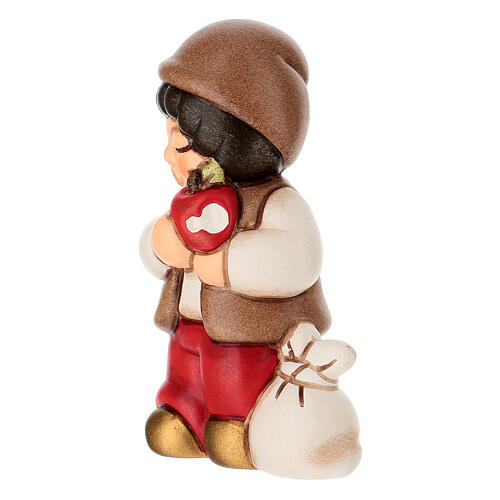 Bimbo con mela THUN rosso linea Presepe classico 3