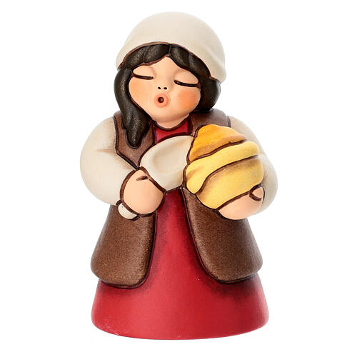 Venditrice di spezie in ceramica THUN linea Presepe Classico 1