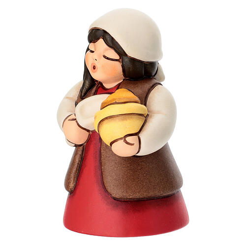 Venditrice di spezie in ceramica THUN linea Presepe Classico 3