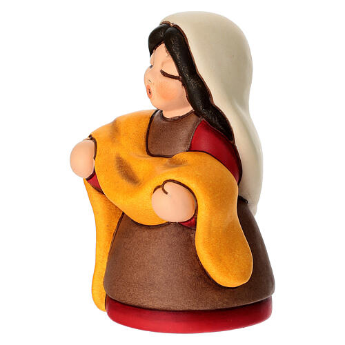 Venditrice di stoffe in cermica THUN linea Presepe Classico 3