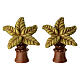Set of 2 ceramic palms from THUN Classic Nativity Scene Line s1
