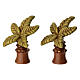 Set of 2 Ceramic Palms THUN Classic Nativity Line s2
