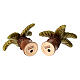 Set of 2 Ceramic Palms THUN Classic Nativity Line s6