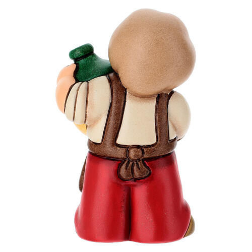 THUN Wirt mit Korbflasche aus Keramik – Linie Klassische Krippe, Rot 4