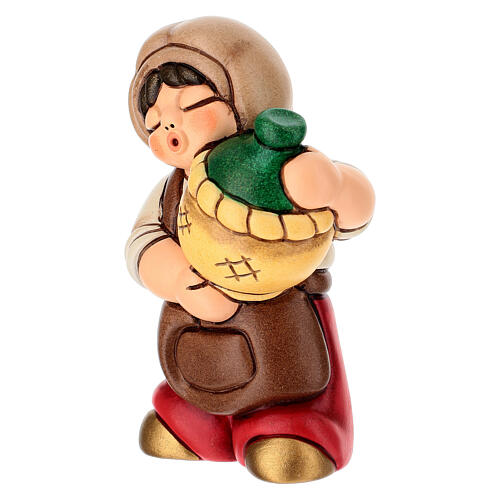 Innkeeper with jug for ceramic red Classic Nativity Scene by THUN 2