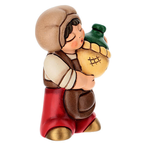 Innkeeper with jug for ceramic red Classic Nativity Scene by THUN 3