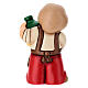 Oste con damigiana in ceramica THUN linea Presepe Classico rosso s4
