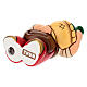 Oste con damigiana in ceramica THUN linea Presepe Classico rosso s5