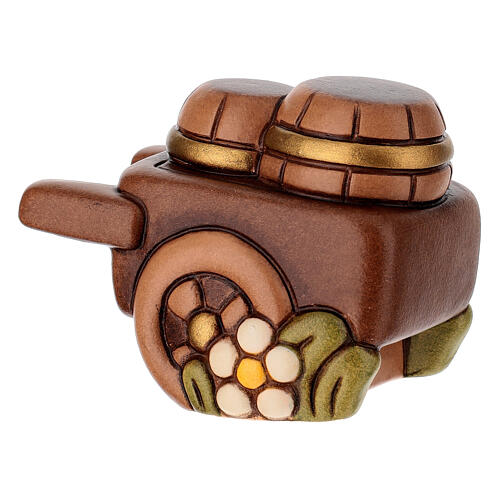 Ceramic barrels cart of THUN Classic Nativity Scene line 6