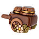 Ceramic barrels cart of THUN Classic Nativity Scene line s6