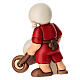 Mugnaio con carriola THUN linea Presepe Classico rosso s4