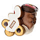 Soldato con cavallo THUN linea Presepe Classico rosso s6