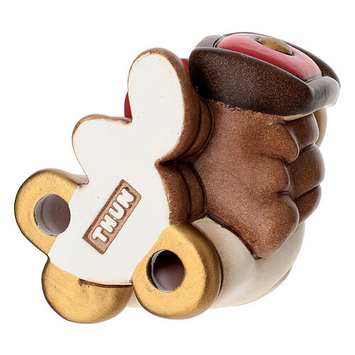 Soldado com cavalo THUN linha Presépio Clássico vermelho 6