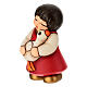 Bimba con oca THUN in ceramica linea Presepe Classico s3