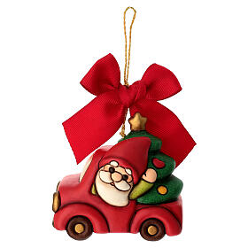 Decoración navideña THUN gnomo Oliver con furgoneta maxi