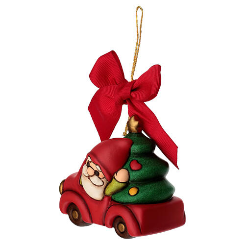 Decoración navideña THUN gnomo Oliver con furgoneta maxi 2