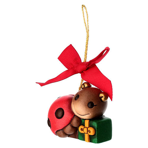 Adorno navideño THUN mariquita Ella de cerámica pequeño 2