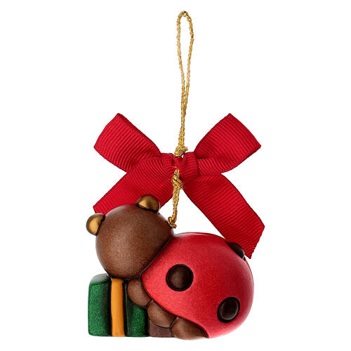 THUN Small Ella Ladybug Ceramic Christmas Ornament 4