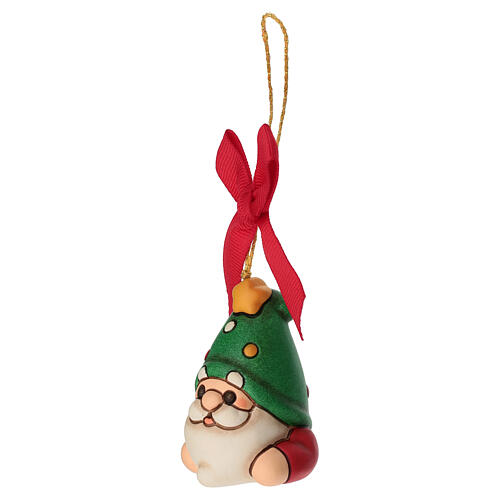 Decoración navideña THUN Gnomo Oliver de cerámica pequeño 3