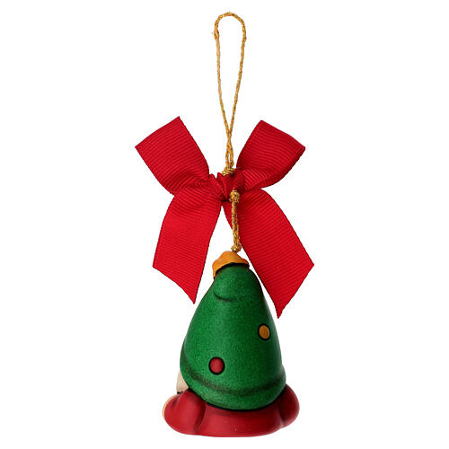 Decoración navideña THUN Gnomo Oliver de cerámica pequeño 4