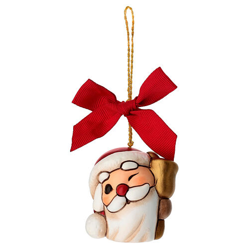 THUN small Christmas ornament: winking Santa Claus 1