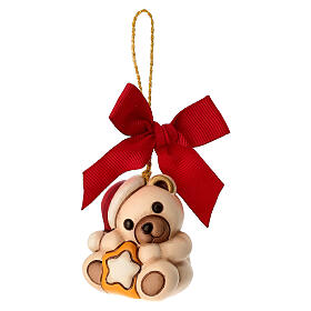 THUN Teddy with star, small Christmas ornament