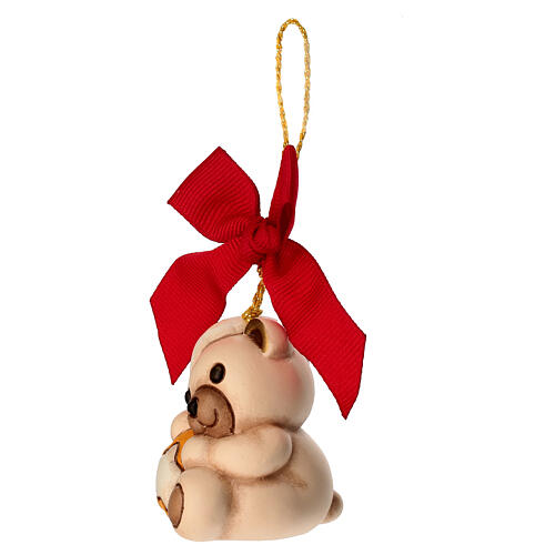 THUN Small Teddy Christmas Ornament with Star 2