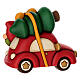 Teddy y gnomo Oliver con coche THUN de cerámica s4