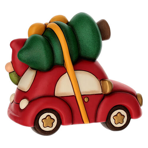 Teddy e gnomo Oliver con macchina THUN in ceramica 4