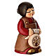 Woman with spinning wheel for red classic Nativity Scene by THUN s3