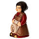 Femme avec fuseau Crèche classique rouge THUN s2