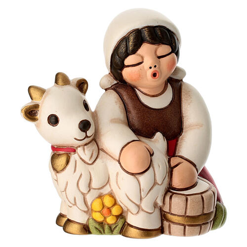 Mungitrice di capre THUN linea Presepe Classico Rosso 1