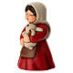 Farmwoman with rabbit for THUN red Classic Nativity Scene s2