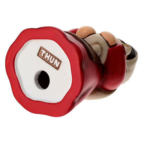 Paysanne avec lapin THUN pour Crèche Classique rouge 5