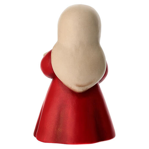 Contadina con coniglio THUN Presepe Classico rosso 4