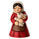 Contadina con coniglio THUN Presepe Classico rosso s1