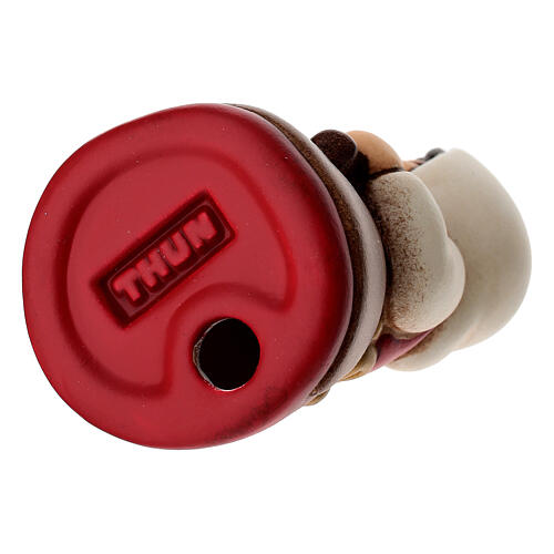 Woman playing the flute for THUN red Classic Nativity Scene 5