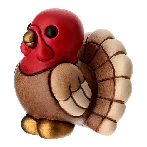 Set of 2 ceramic turkeys from THUN Classic Nativity Scene 2