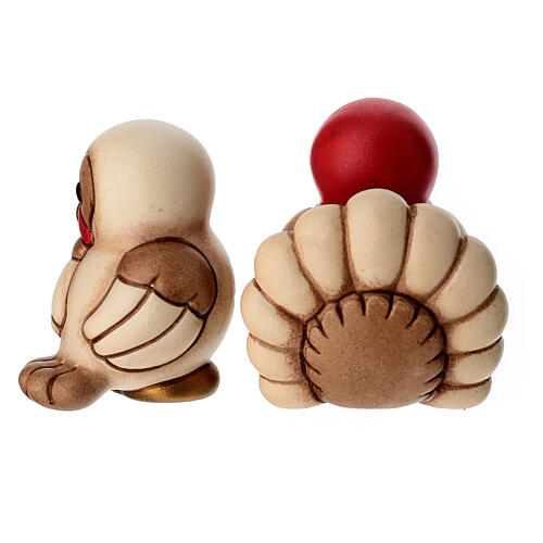 Set of 2 ceramic turkeys from THUN Classic Nativity Scene 6