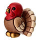 Set of 2 ceramic turkeys from THUN Classic Nativity Scene s2
