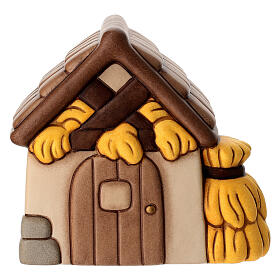 Fienile THUN in ceramica Presepe Classico