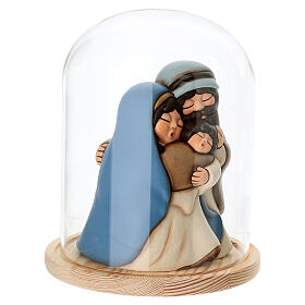 Sainte Famille THUN sous cloche en verre