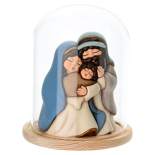 Sacra famiglia THUN con campana di vetro 1