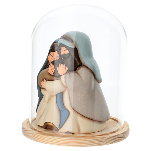 Sacra famiglia THUN con campana di vetro 3