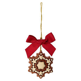 Enfeite natalino floco de neve THUN pequeno