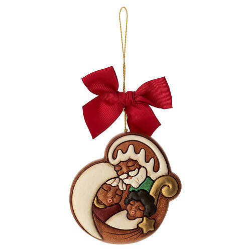 THUN Holy Family gingerbread Christmas decoration, large 1